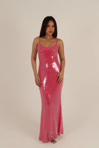 Flora Sequin Maxi Dress
