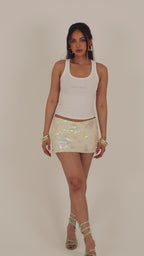 Tecna Sequin Mini Skirt